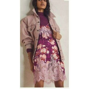 Valentines Day Intimately Free People Sunfade Slip Mini Dress in XS NWT